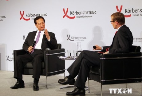 Premierminister Nguyen Tan Dung hält Rede in der Körber-Stiftung - ảnh 1